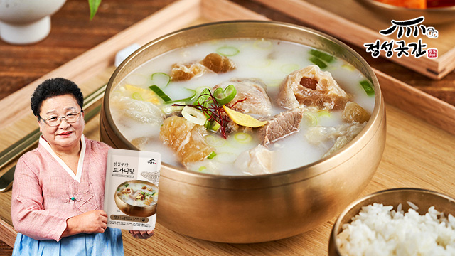 [방송에서만 1팩 더!] 정성곳간 강순의 도가니탕 800g × 10팩 + 800g × 1팩 (총 11팩)