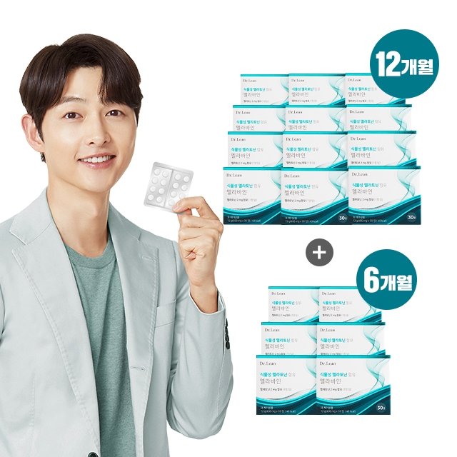 닥터린 식물성 멜라토닌 함유 멜라바인 12+6박스 (총 18개월분)