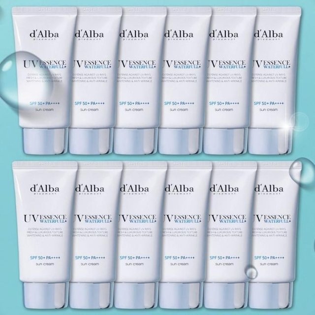 달바 워터풀 에센스 톤업 선크림 수분썬크림 50ml x 12개