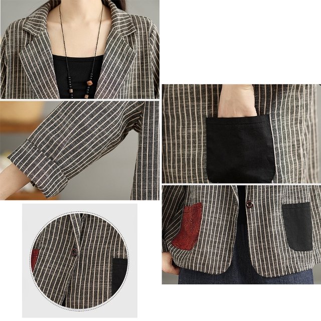 [비니브] 톤앤톤 원버튼 재킷