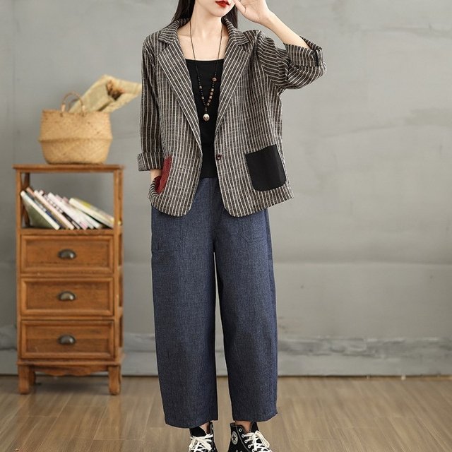 [비니브] 톤앤톤 원버튼 재킷