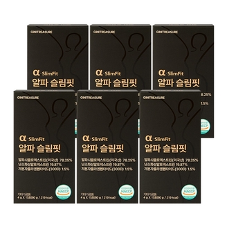 알파CD 알파슬림핏 6박스(90포)