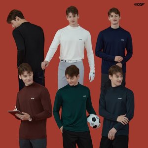 르까프 23FW 기능성 양면 기모 티셔츠 6종, 남성 