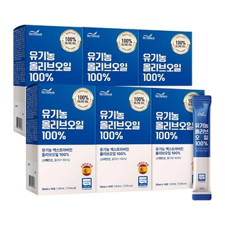 뉴트리너스 유기농 올리브오일 100 (10ml x 14포) 6박스 총 84포