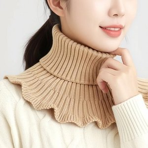 [플로레센스] 니트 프릴 목폴라 4종세트