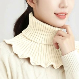 [플로레센스] 니트 프릴 목폴라 4종세트