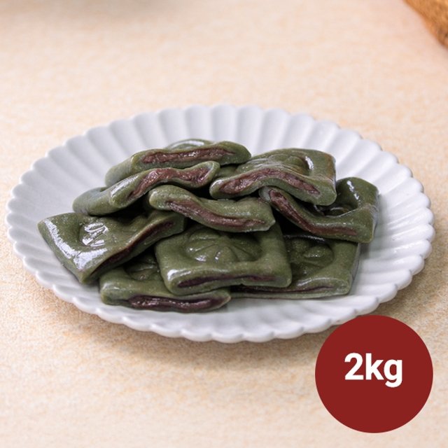 [아리울떡공방] 굳지않는 쑥앙금절편 2kg (1kg*2팩)