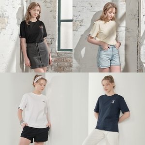 [PSG] 여성 베이직 반팔 티셔츠 4종택1