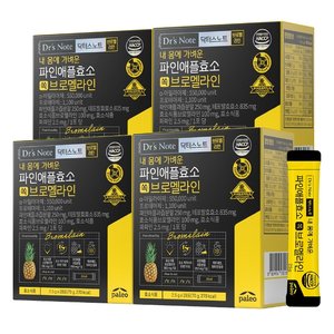 팔레오 닥터스노트 내 몸에 가벼운 파인애플효소 28포 4박스 112개