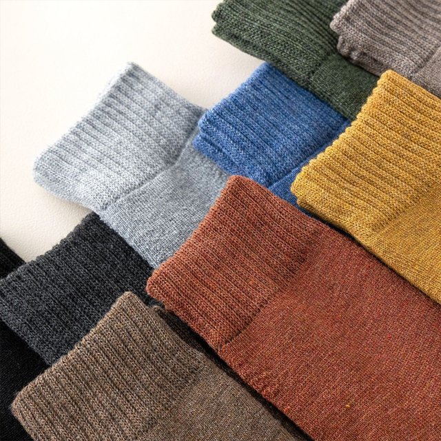 [10+10] 심플도톰 기모양말 컬러혼합 남녀공용 양말세트 (총 20켤레세트)