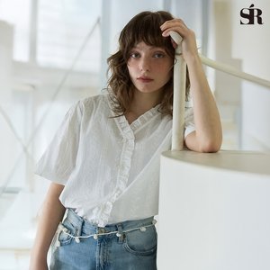 26SS 세라 자수 아일렛 블라우스 3종