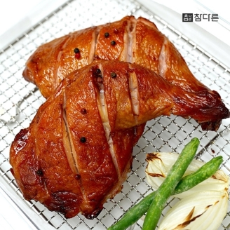 참다른 훈제 점보 통 닭다리 치킨 250g x 6팩+(머스타드 소스 6팩 추가 증정!)