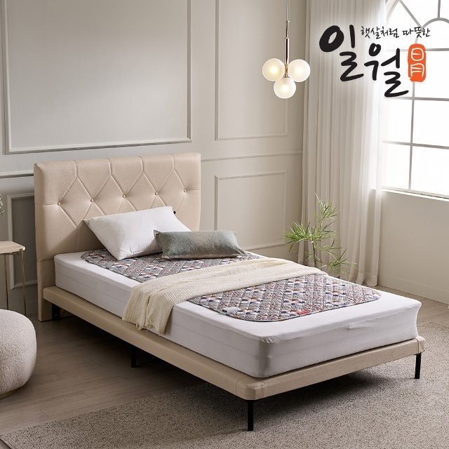 [일월] 체크하우스 초절전 워셔블 온열 전기매트 싱글