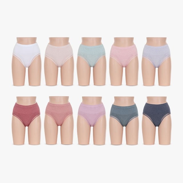 [벨리츠] 역대최다구성! 쇼핑엔티 ONLY 파격초특가 인견 심리스 밀착 팬티 패키지