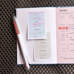 [바보사랑]2021 Calendar Memo Book (점착식 달력 메모지)