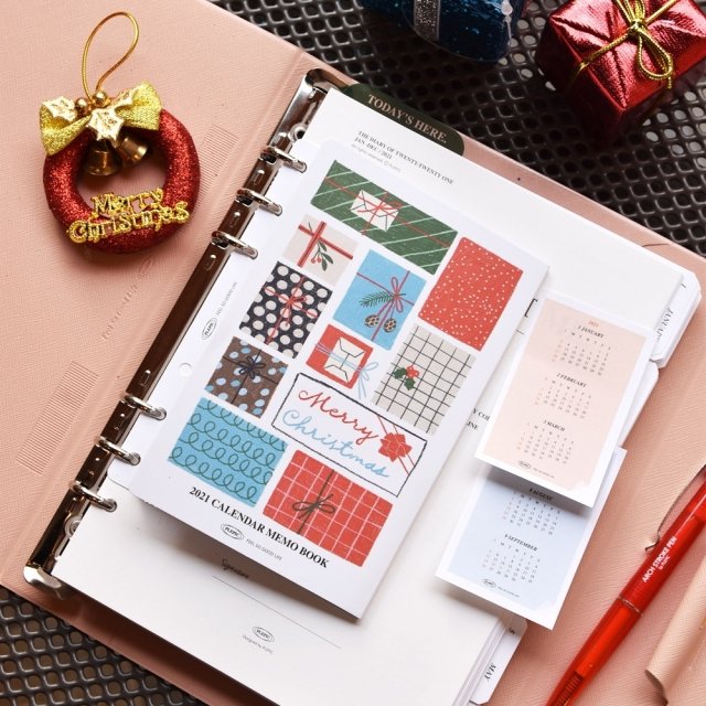 [바보사랑]2021 Calendar Memo Book (점착식 달력 메모지)