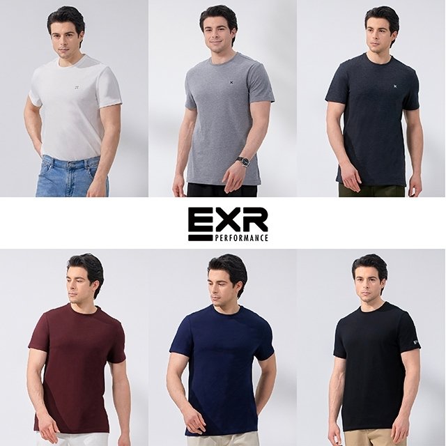 [최신상] EXR 코튼 라운드 티셔츠 6종(남성)