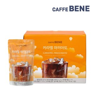 [카페베네] 카라멜마끼아또 파우치 10팩 (190ml x 10팩)