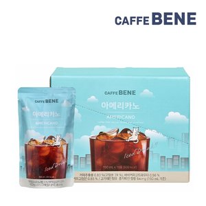 [카페베네] 아메리카노 파우치 10팩 (190ml x 10팩)