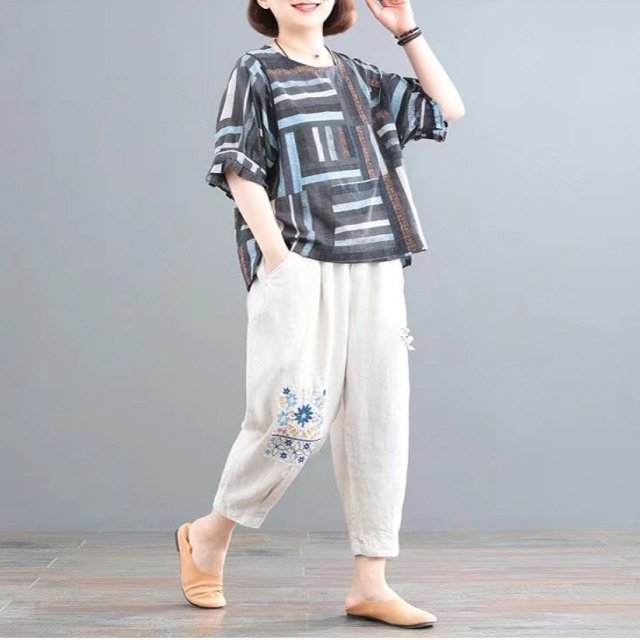 [쉐바] 엠블러 루즈핏 투피스