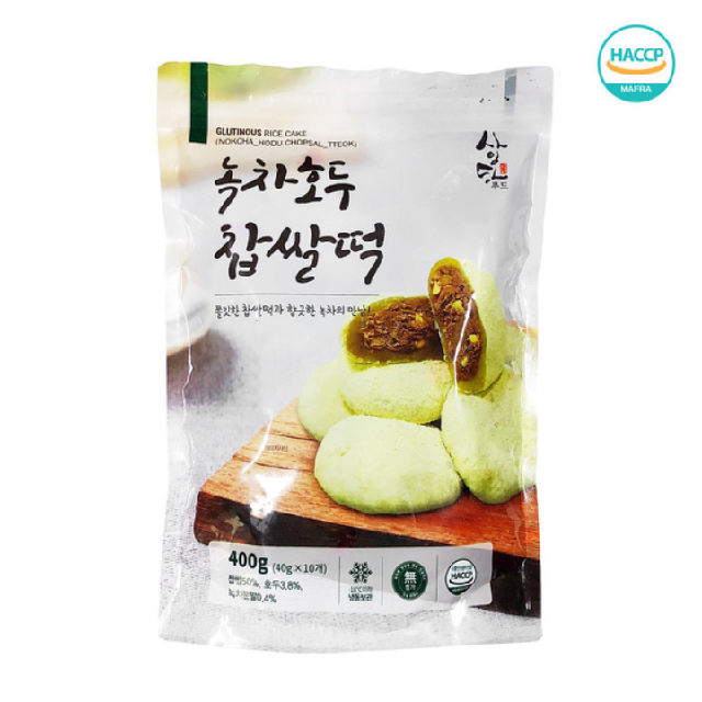 [사임당] 녹차호두찹쌀떡 40g 10개