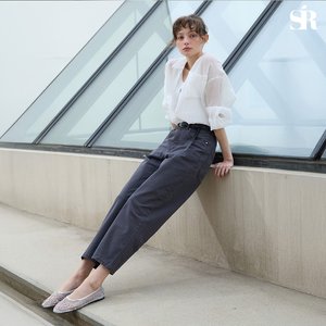 SAERA  가먼트 다잉슬랙스 1종+벨트  