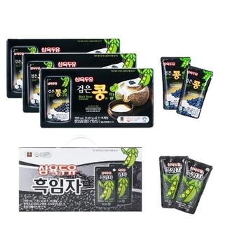 삼육두유 블랙푸드 세트 총 80팩 (검은콩과칼슘 두유 3박스(60팩)+흑임자 두유 1박스(20팩))