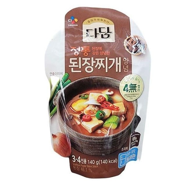 CJ 다담 정통된장찌개전용 140G X 5개 a80014