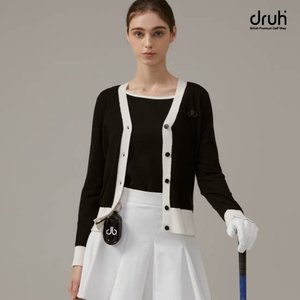 [방송에서만] druh 드루골프 24FW 최신상! 캐시라이크 가디건 2종 세트, 여성
