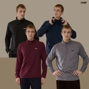 르까프 24FW 벨로아 기모 집업 티셔츠 4종, 남성