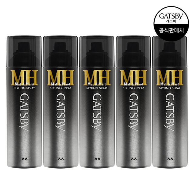 갸스비 스타일링 스프레이 매트 앤 하드 200ml x5개
