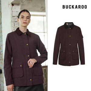 버커루 23FW 초특가! 코튼블렌딩 바버자켓 1종, 여성