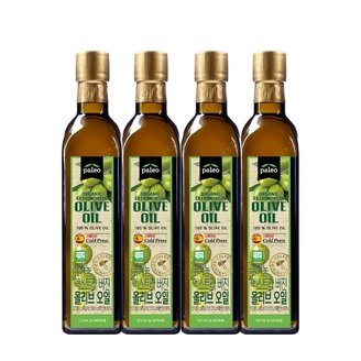 팔레오 유기농 엑스트라버진 올리브오일 500mL 4병