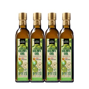팔레오 유기농 엑스트라버진 올리브오일 500mL 4병