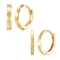 [One+One] 14K GOLD 베스트 원터치 이어링 2종 세트