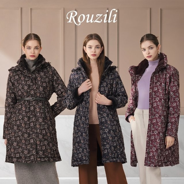 22FW 로질리 느와르 퍼 패딩코트