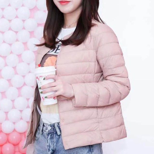 오리털 여성 경량 패딩 짧은 이너 점퍼 숏경량패딩 (WB28E3E)