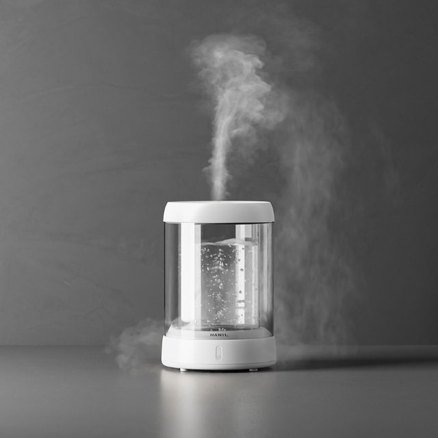 한일 물멍 그래핀 유리 가열식 가습기 HGSPC310 화이트