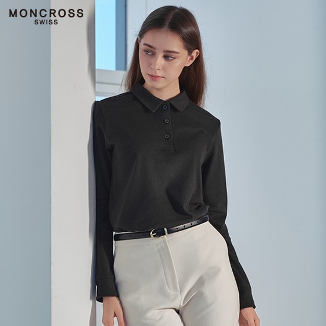 [단독방송] 몽크로스 25FW 기능성 양면 기모 카라티 5종, 여성