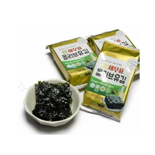 새우표 완도 올리브유 도시락김 5g x 48봉
