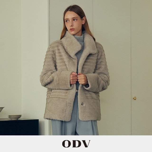 24FW ODV FAUX 밍크 퍼 자켓 1종