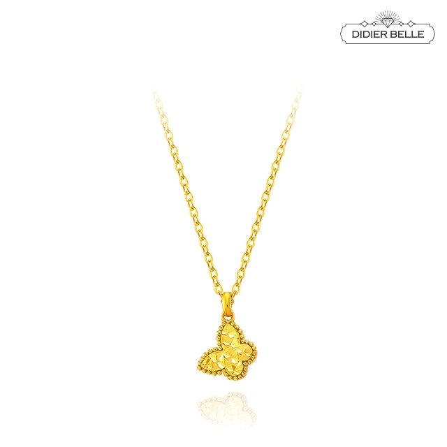 디디에벨라 24k 심플 나비 목걸이3.75g