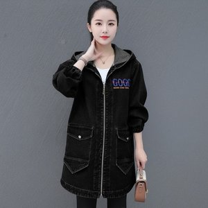 [비니브] 앤리아 데님 롱점퍼