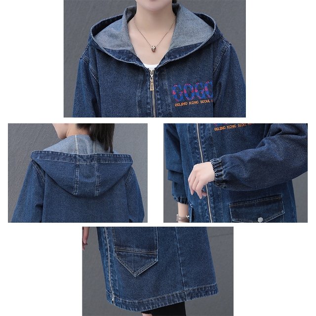 [비니브] 앤리아 데님 롱점퍼