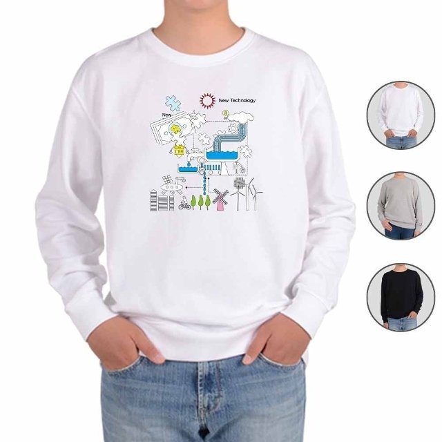 기모맨투맨 에너지 탄소중립 물부족 CARBON NEUTRAL D (WFG2HOE)