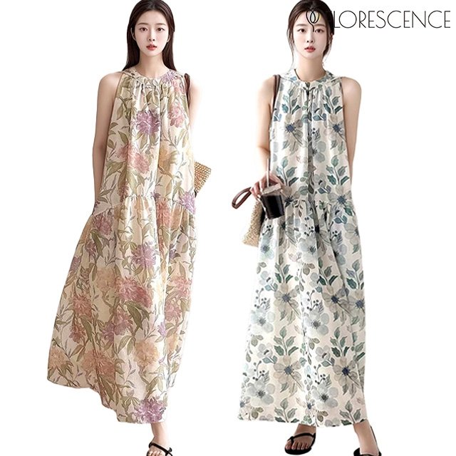 [헬리꽁땡]사나셔링민소매원피스2종