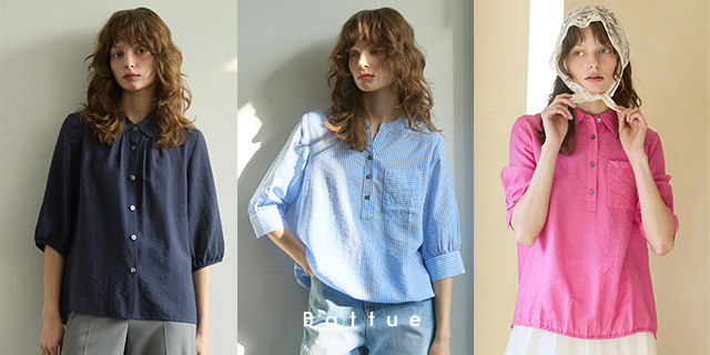 26SS 바띠 인견 크링클 셔츠 3종