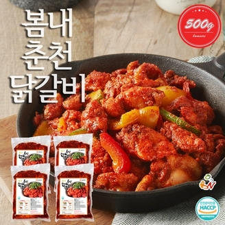 봄내푸드봄내춘천닭갈비 500g 4팩