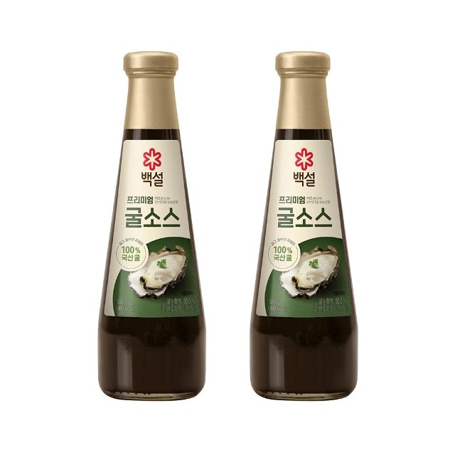 백설 남해 굴소스 500g x2개