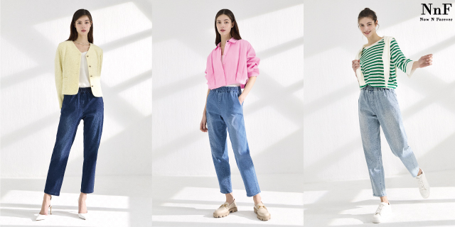 (특가) NnF 배럴핏 소프트 데님 3종 (C502)